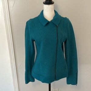 Tahari Wool Women's Teal Jacket NWT M